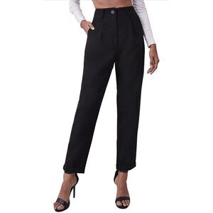 NEW Milumia High Waisted Pleated Pants Pants w/ Pocket S